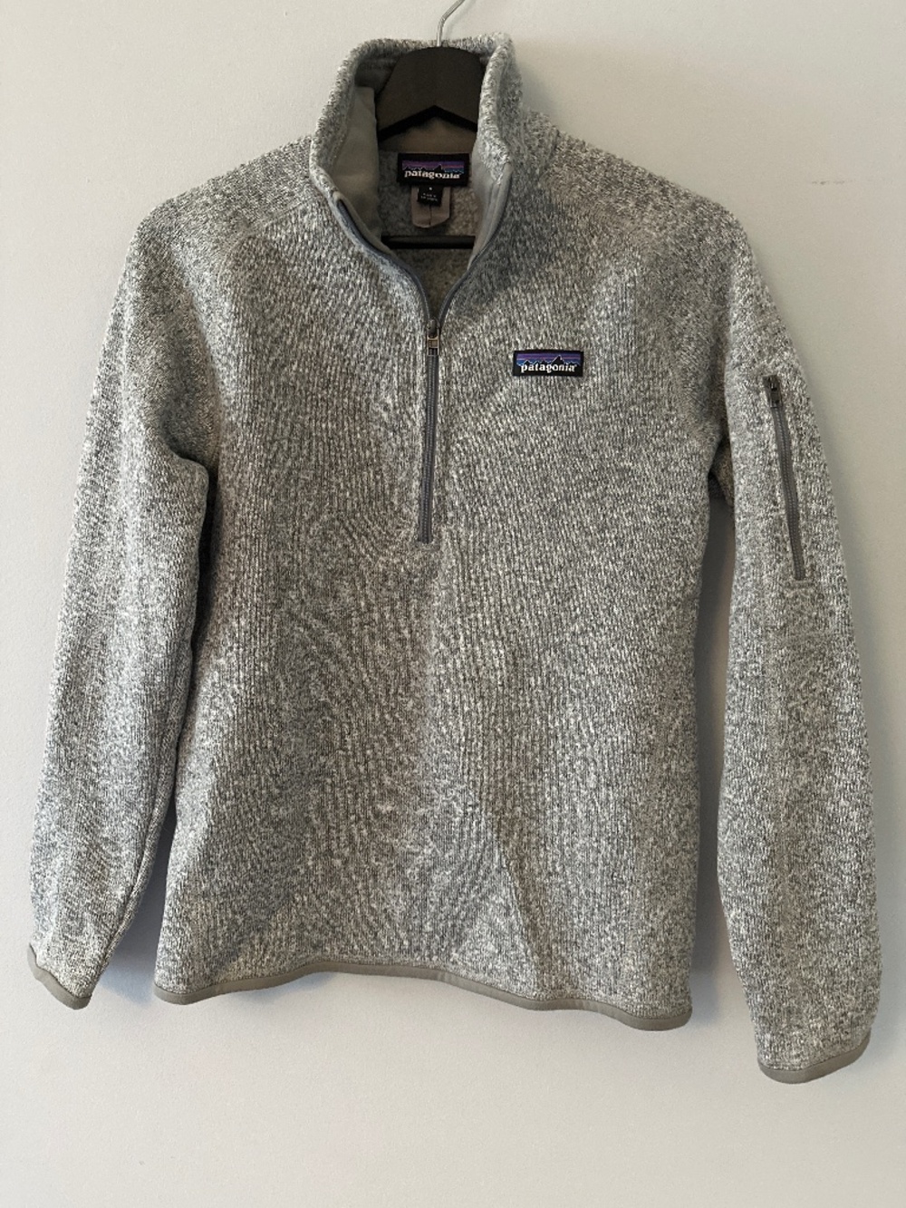Patagonia Women’s Better Sweater Birch White Size Small